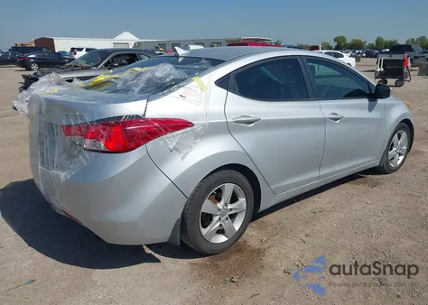 2013 Hyundai Elantra Gls из США, поврежденный, VIN 5NPDH4AE5DH250922